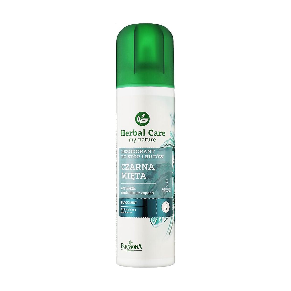 Дезодорант для ніг і взуття Farmona Herbal Care Чорна м'ята, 150 мл